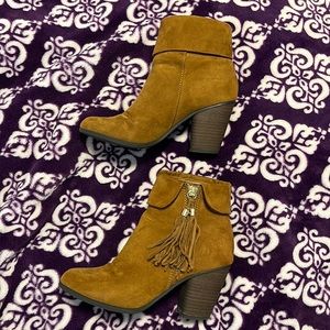 Lauren Conrad ankle boots.